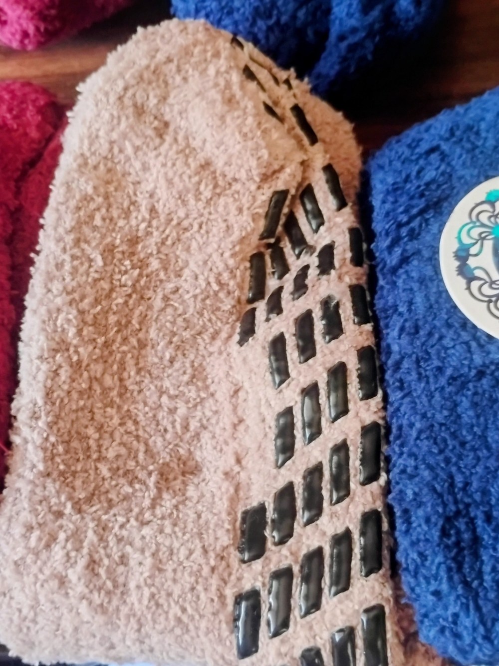 Fuzzy Socks With Grips On The Bottom